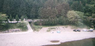 >キャンプ場遠景